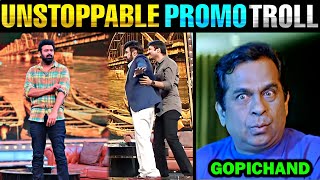 Unstoppable with prabhas | Unstoppable prabhas promo | Unstoppable promo troll | Unstoppable prabhas