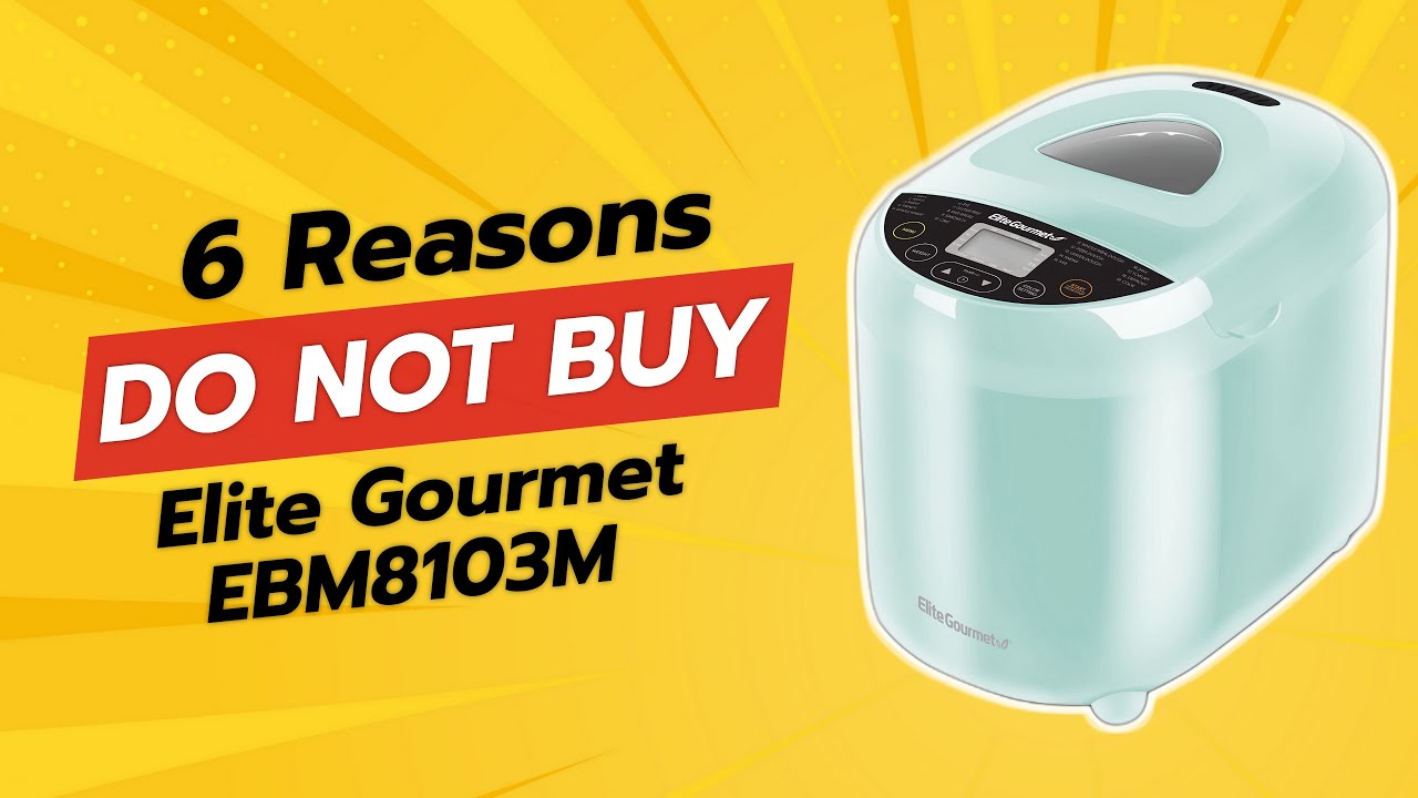 Elite Gourmet EBM8103M | 6 Reasons NOT to Buy! 😱🍞