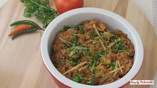 Mutton Keema Aloo by Simply Delectable