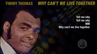 Timmy Thomas - Why Can't We Live Together | (lyrics) 1972 4K