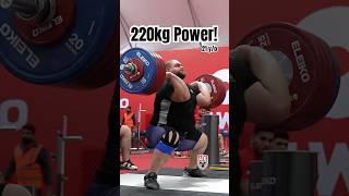 21 Yo Alireza Yousefi Iran 220Kg 485Lbs Power Clean 2024 World Weightlifting Championships