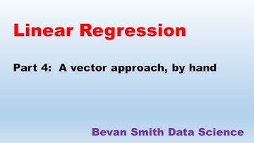 IML23: Linear Regression (Part 4): How to solve least squares analytically, by hand!!