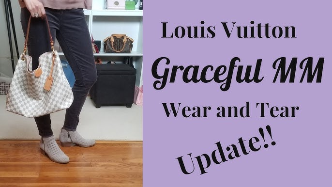 Louis Vuitton Graceful MM in Damier Azur Rose Ballerine – Southern Bliss