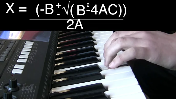 Quadratic Formula to the tune of Twinkle Twinkle Little Star