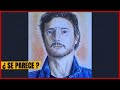 DIBUJÉ a PEDRO PASCAL desde cero | Retrato realista