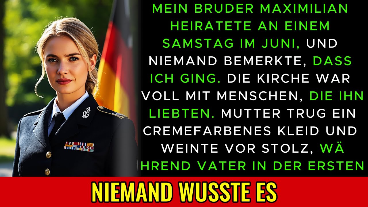 Mein Bruder heiratete – ich rettete Deutschland. Doch niemand wusste es.