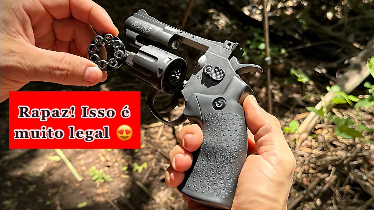 Teste Revólver Gamo PR-725 !