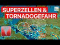 Unwetter ziehen am dienstag ber deutschland