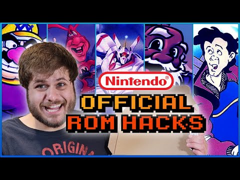 YouTube thumbnail: 5 OFFICIAL Nintendo ROM Hacks You DIDN'T Know!