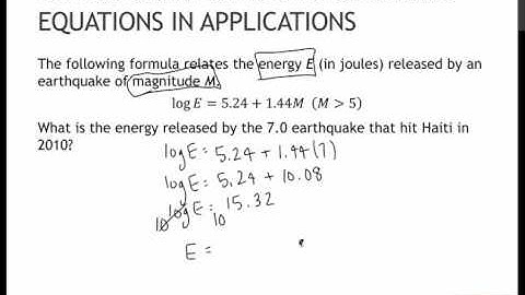 105 Use Exponential and Logarithmic Equations in Applications (4.5)