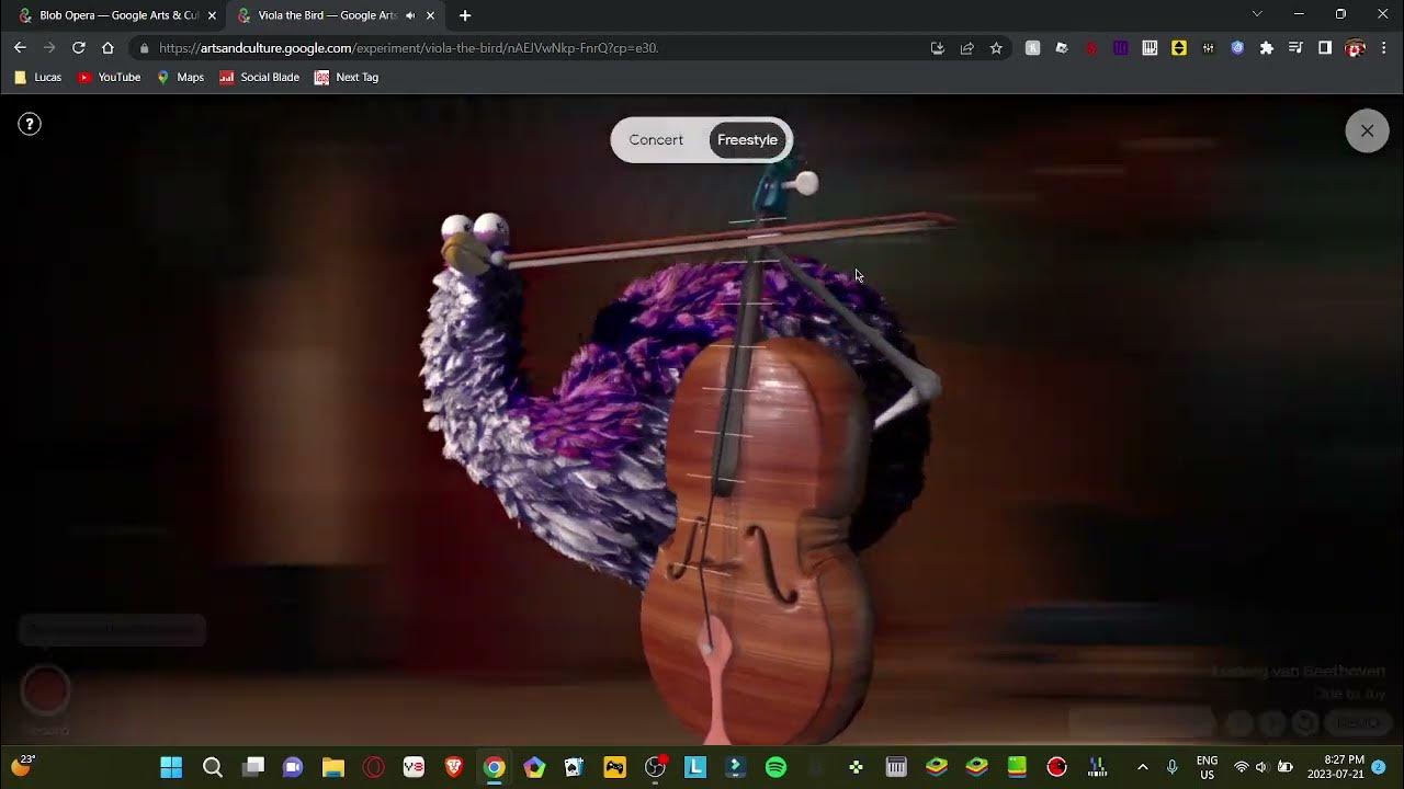 OMG!!!!! A NEW DAVID LI GAME!!!! Viola the bird! YouTube
