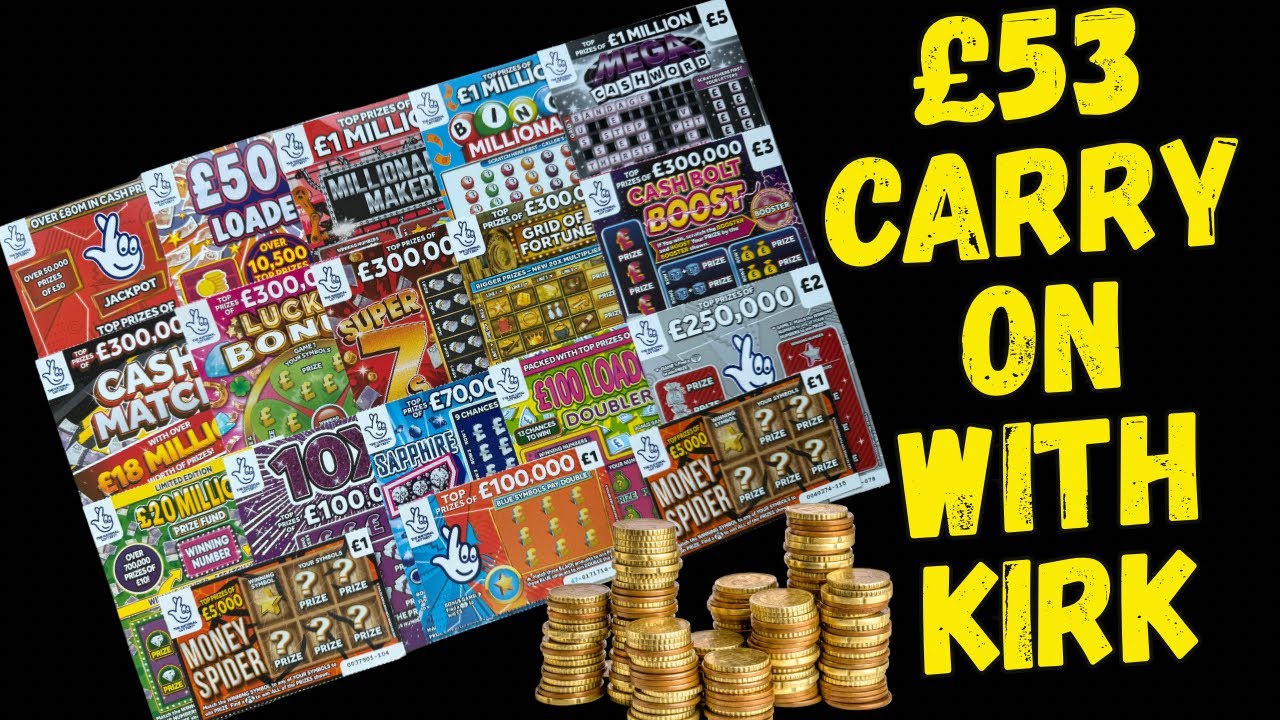 💰£53 Worth of RANDOM Scratch Cards – Big Win or Bust?! National lottery scratch cards in the UK 💰