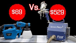 Paint sprayer for flipping furniture  Do you have to go all in? Tilswall 800W HVLP vs Fuji SemiPro2