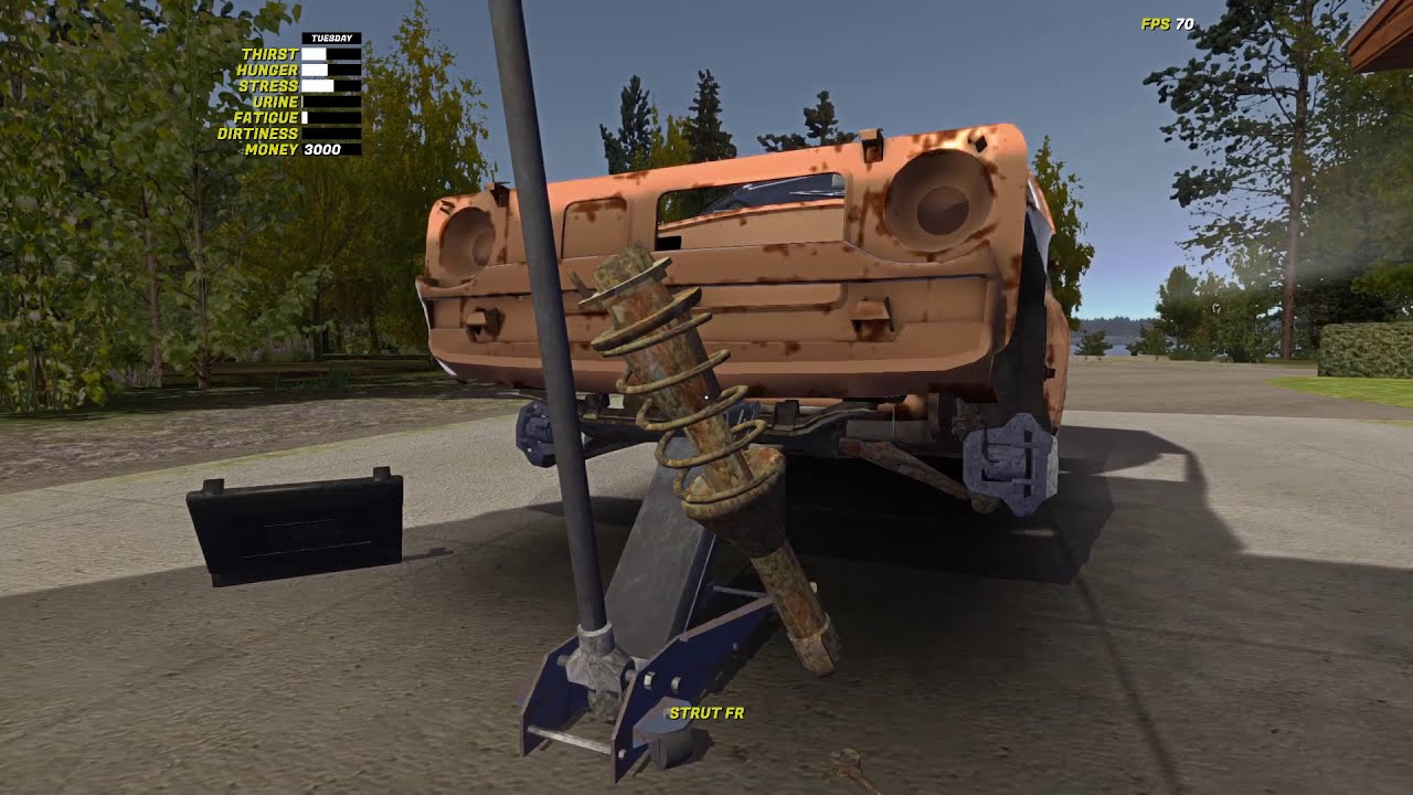 ARMADO DE SUSPENSIÓN DELANTERA Satsuma My Summer Car 4 YouTube