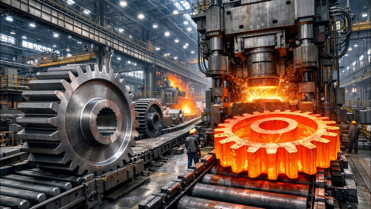 ¿Cuál es el Proceso de Fabricación de los Engranajes más Grandes del Mundo?