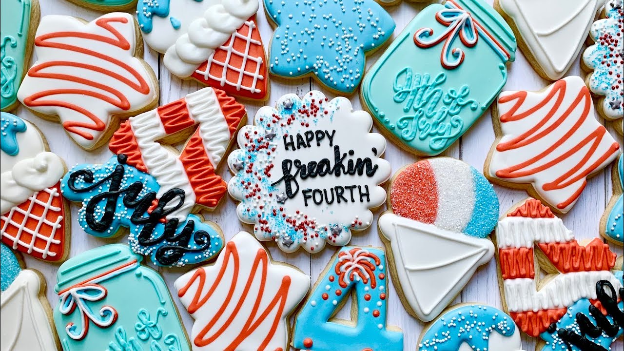4TH OF JULY ~ Satisfying Cookie Decorating | The Graceful Baker