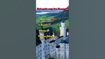 Thumbnail of Most polpular Songs from Germany🇩🇪 #shorts #music #song