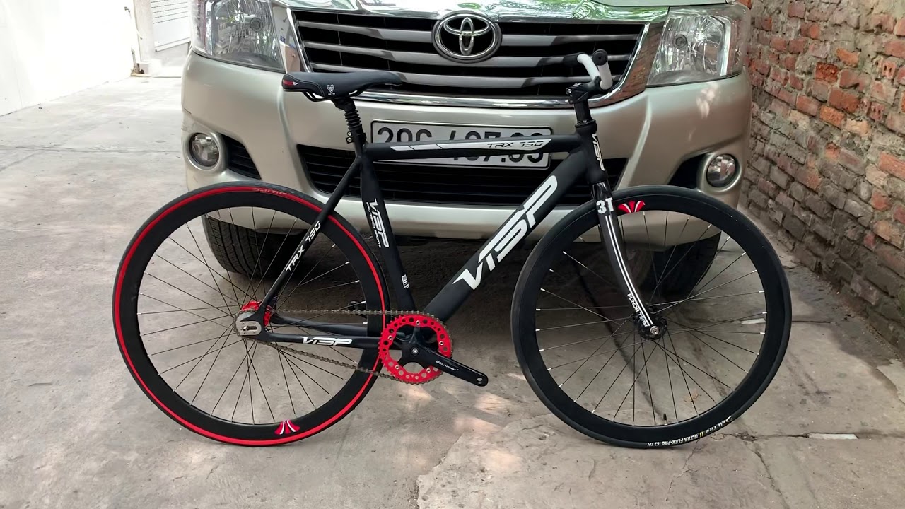xe đạp fixed gear visp 790 giá 4.5 triệu - YouTube