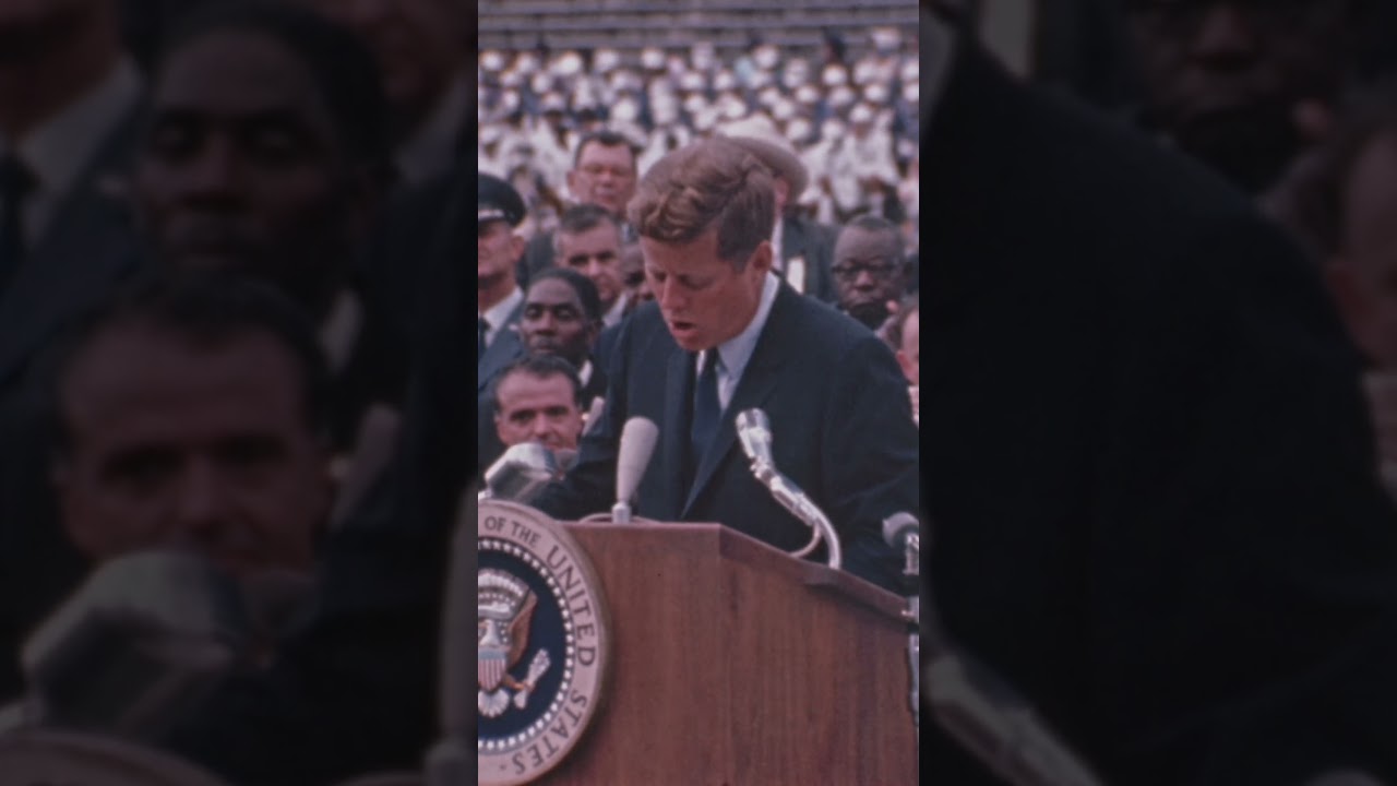 Дж. Ф. Кеннеди: «В этом десятилетии мы решили отправиться на Луну».