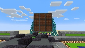 Minecraft Redstone Tic Tac Toe