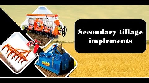 Secondary Tillage Implements