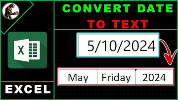 How to Change Date From Number to Words on Excel