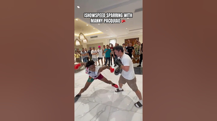 Speed got knocked down by Manny Pacquiao 🤣