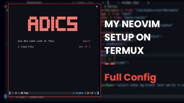 Fully Written In Lua, Aesthetic UI, Fuzzy Finder, LSP, Formatter, Speed Motion - My Neovim Setup
