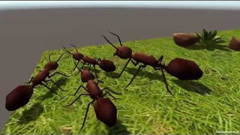 Ant Simulator Progress 1: Basic Ants and 3D Camera Controls using Unity