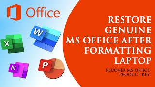 Get Microsoft Office back after Formatting Windows | Restore Genuine MS Office screenshot 5