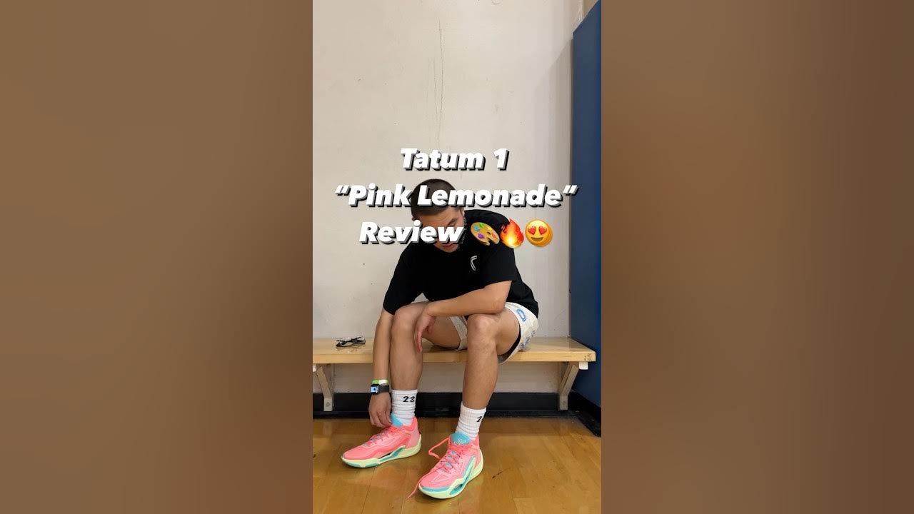 Tatum 1 Pink Lemonade On Foot Review! The Sneaker Jayson Scored 55 Points  in at All Star Game 2023 