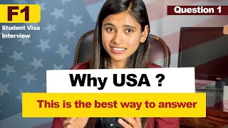 Answer this Question in the Best Possible Way ! US F1 Student Visa Interview Tips for Preparation