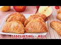 SFOGLIATINE CUOR DI MELA 🍎di PASTA SFOGLIA - Ricetta Facile - Apple puff pastries