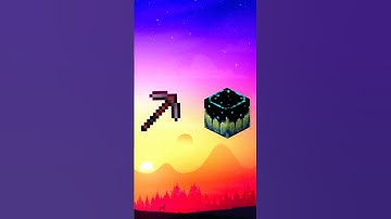 Netherite Pickaxe Vs Minecraft Blocks 🥶🥵  #shorts #viral #minecraft #trending #ytshorts #short