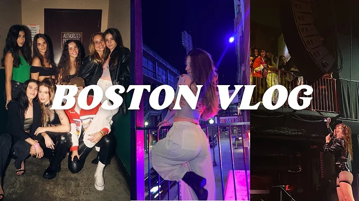 BOSTON VLOG: Fletcher concert & week with friends!
