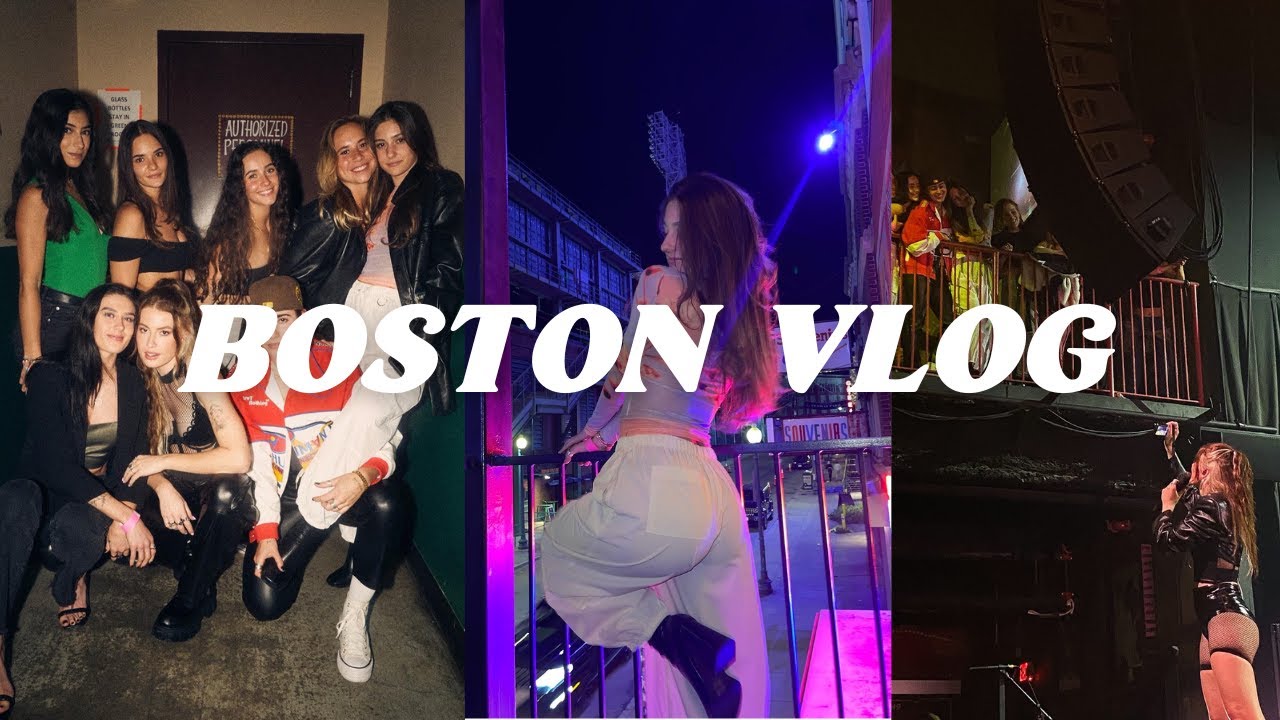 BOSTON VLOG Fletcher concert & week with friends! YouTube