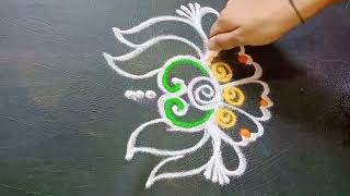 Simple Rangoli Design For Festival Diwali Rangolis Easy Rangolis For Home