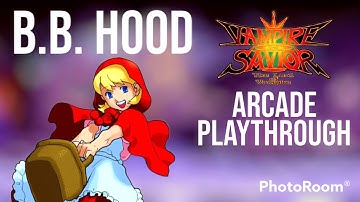 Vampire Savior: The Lord of Vampire - Baby Bonnie Hood Arcade Playthrough (Easy)