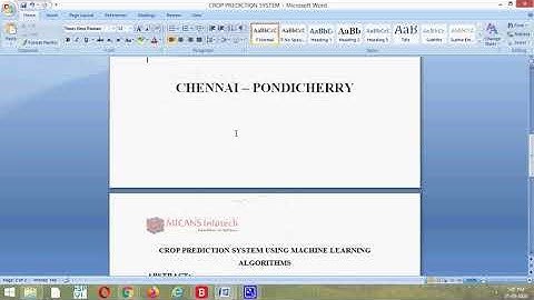 Crop Prediction in Indian Region Using Machine Learning-PYTHON IEEE PROJECTS 2020