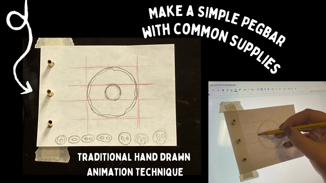 A simple peg bar for traditional hand drawn animation. 