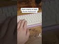 Are you team creamy or thocky  shorts customkeyboard keyboardsoundtest keyboardasmr