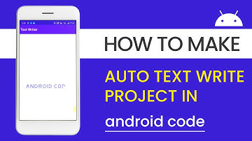 Auto Text Writer in Android Studio with Text Animation | TextWriter | TextAnimation | androidCODE