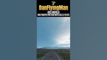 BSD Traffic Pattern with calls to ATC [ Part 01 ] DCS World gameplay | DanFlyingMan #shorts