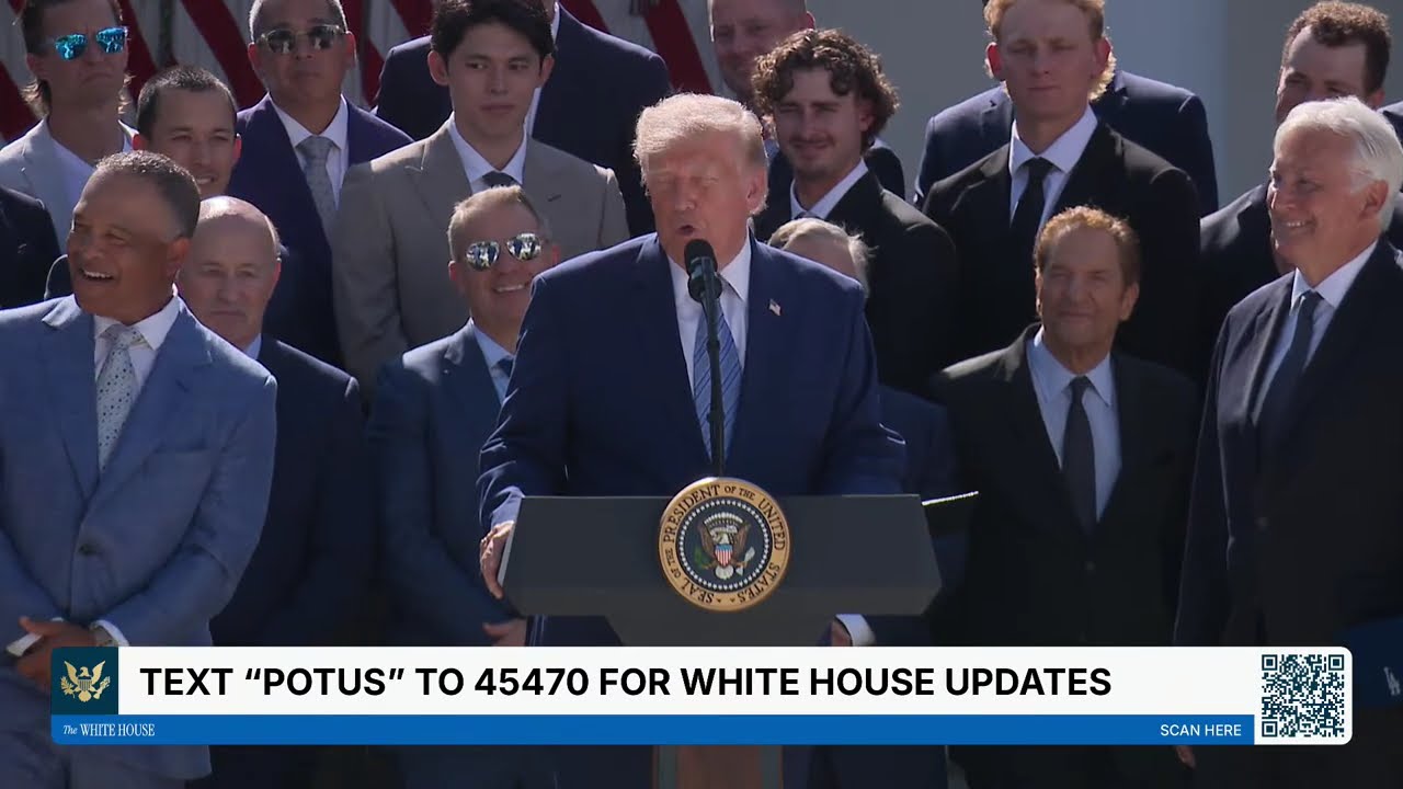 President Trump Hosts the Los Angeles Dodgers, 2025 World Series Champions