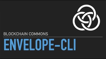 Envelope CLI Presentation (from Collaborative Seed Recovery Meeting 2022-08-07)