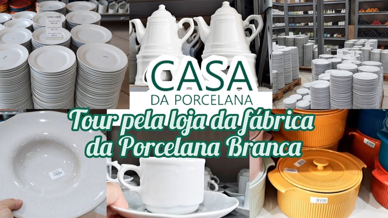 TOUR EM PEDREIRA -LOJA DE PORCELANA BRANCA/Achadinhos Incríveis Para o Lar 2025