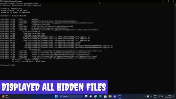 how to find  all hidden files using command prompt | Tech zone | #CMD