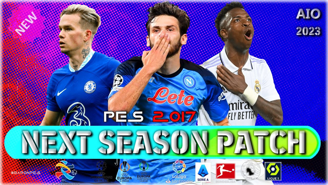 PES 2017, NEXT SEASON PATCH 2023 NEW OPTION FILE V3, 1/25/23