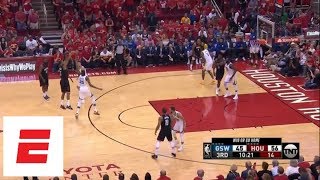 All 27 straight missed Rockets 3-pointers during Game 7 vs. Warriors | ESPN