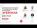 Webinar best practices for scaling to international markets with zendesk  value 